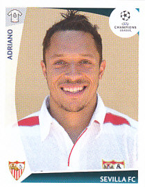 Adriano Correia Sevilla FC samolepka UEFA Champions League 2009/10 #421